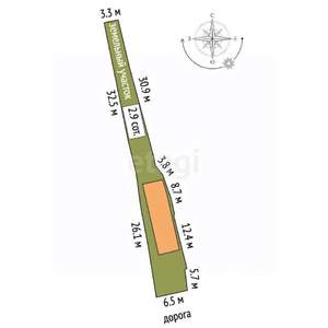 Дом 120м², 2-этажный, участок 3 сот.
