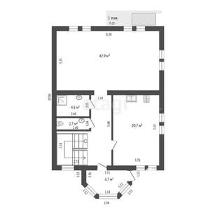 Дом 270м&sup2;, 3-этажный, участок 4 сот.  