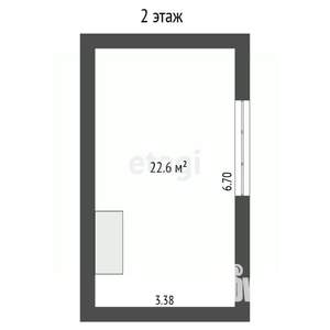 Дом 76м&sup2;, 3-этажный, участок 2 сот.  