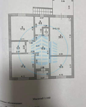 Дом 145м&sup2;, 1-этажный, участок 4 сот.  