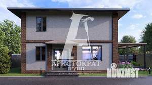 Дом 125м&sup2;, 2-этажный, участок 3 сот.  