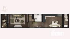 1-к квартира, вторичка, 50м2, 8/12 этаж