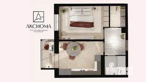 1-к квартира, строящийся дом, 42м2, 5/12 этаж