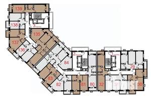 1-к квартира, вторичка, 47м2, 9/12 этаж