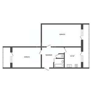 2-к квартира, вторичка, 55м2, 3/5 этаж