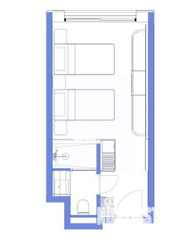 Студия квартира, вторичка, 21м2, 2/7 этаж