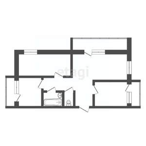 3-к квартира, вторичка, 68м2, 5/5 этаж