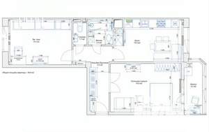 2-к квартира, вторичка, 64м2, 3/9 этаж