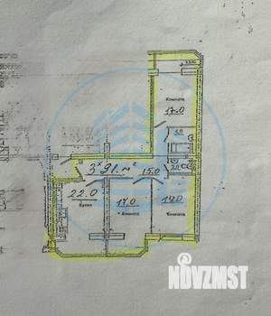 3-к квартира, вторичка, 95м2, 8/8 этаж