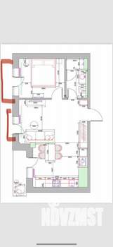 2-к квартира, вторичка, 46м2, 8/11 этаж