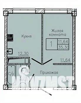 1-к квартира, вторичка, 36м2, 10/10 этаж