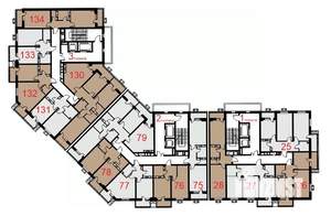 1-к квартира, вторичка, 50м2, 8/12 этаж