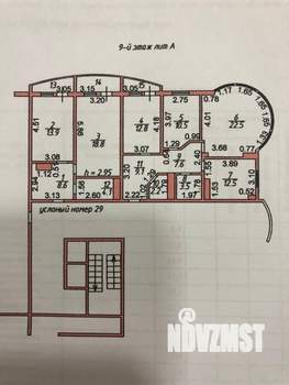 5-к квартира, вторичка, 123м2, 9/13 этаж