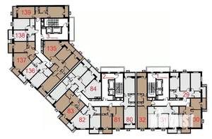 1-к квартира, вторичка, 50м2, 9/12 этаж