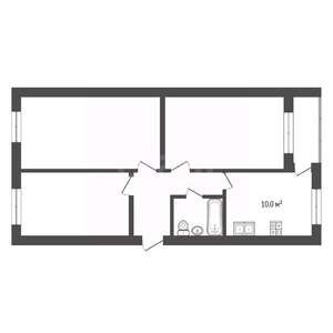 3-к квартира, вторичка, 71м2, 4/5 этаж