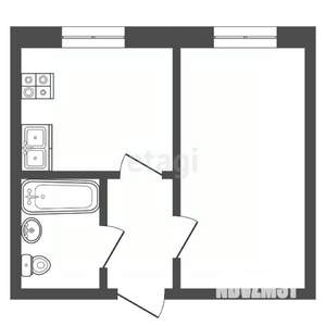 1-к квартира, вторичка, 25м2, 3/5 этаж