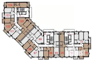 1-к квартира, вторичка, 42м2, 6/12 этаж