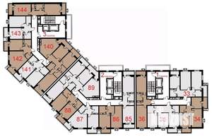 1-к квартира, вторичка, 50м2, 10/12 этаж