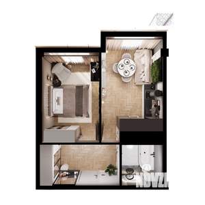 1-к квартира, вторичка, 36м2, 6/10 этаж