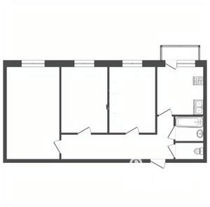 3-к квартира, вторичка, 81м2, 5/11 этаж