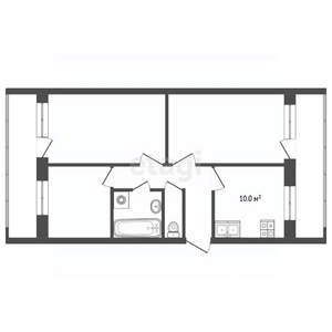 3-к квартира, вторичка, 71м2, 5/5 этаж
