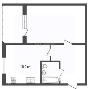 1-к квартира, вторичка, 40м2, 5/5 этаж