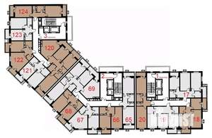 1-к квартира, вторичка, 50м2, 6/12 этаж