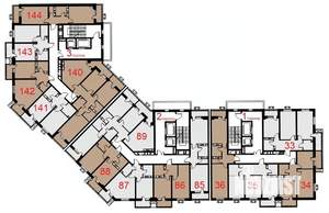 1-к квартира, вторичка, 43м2, 10/12 этаж