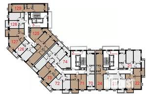 1-к квартира, строящийся дом, 49м2, 7/12 этаж
