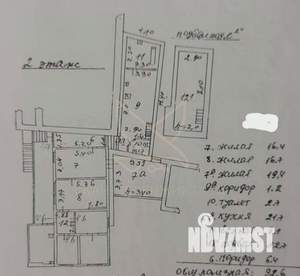 3-к квартира, вторичка, 93м2, 2/2 этаж