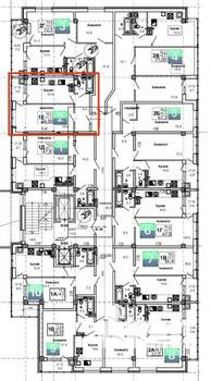 1-к квартира, строящийся дом, 44м2, 7/10 этаж
