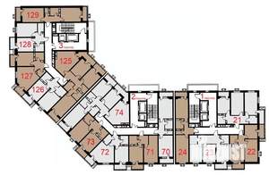 1-к квартира, вторичка, 49м2, 7/12 этаж
