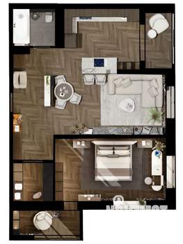 2-к квартира, вторичка, 68м2, 2/12 этаж