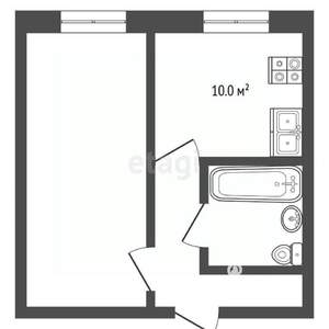 1-к квартира, вторичка, 35м2, 2/7 этаж