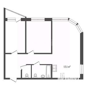 3-к квартира, вторичка, 85м2, 6/14 этаж