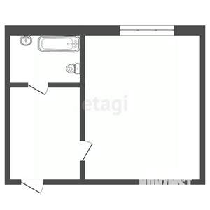 1-к квартира, вторичка, 17м2, 2/8 этаж