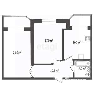 2-к квартира, вторичка, 72м2, 5/9 этаж